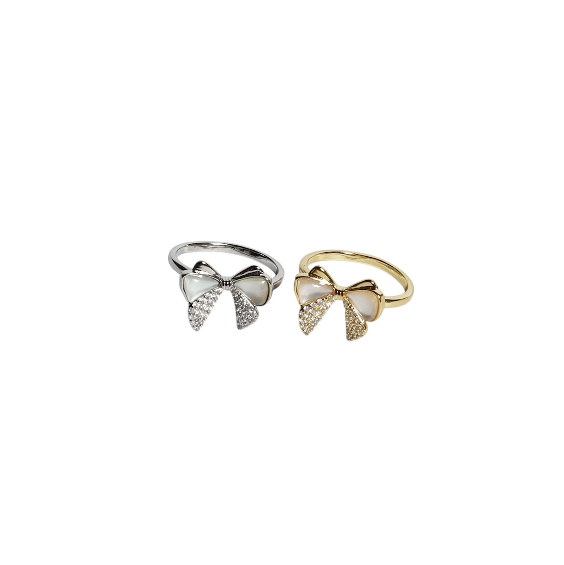 Anello fiocco di perla