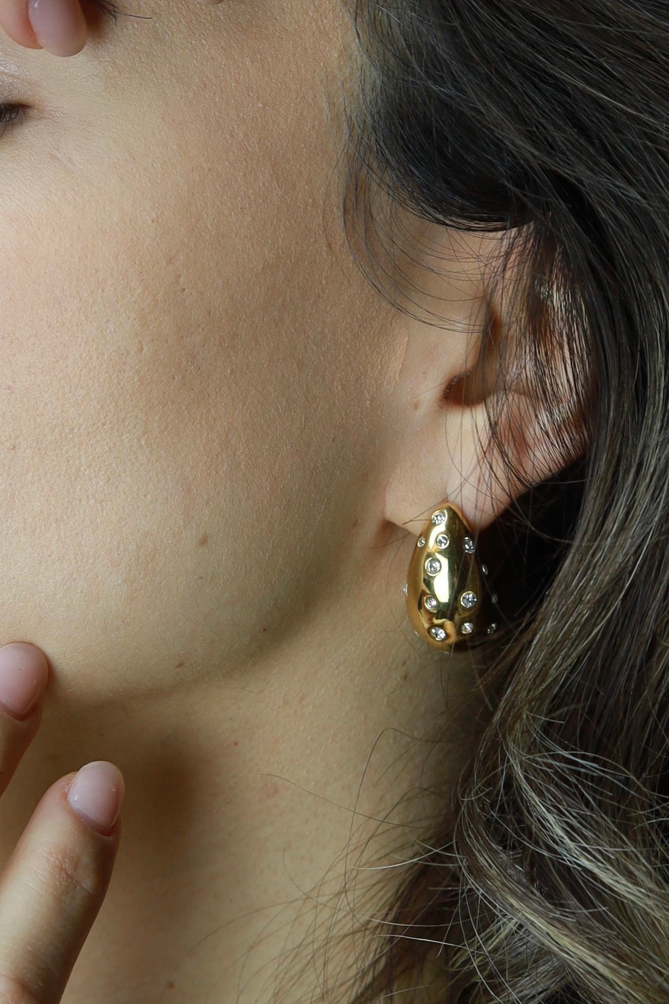 Goccia strass